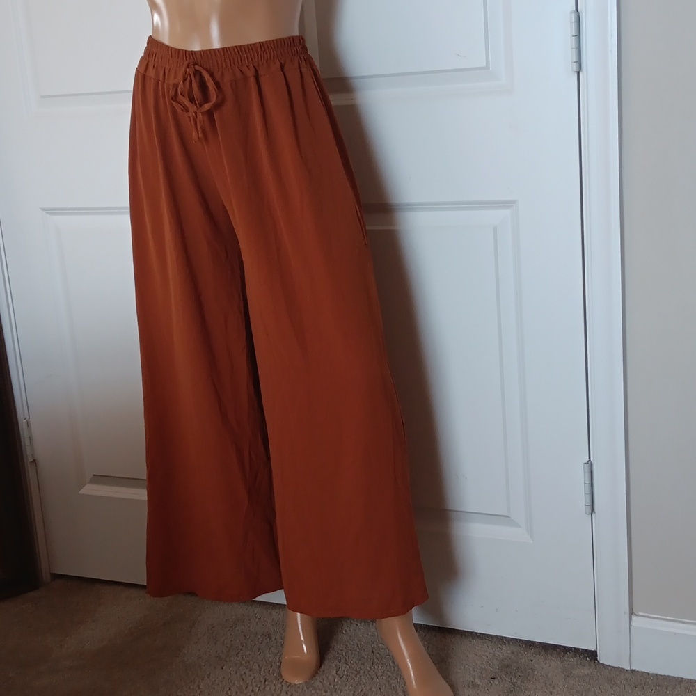 Plazaith  X-Wide Leg Pants, NWT, Sz.S/M